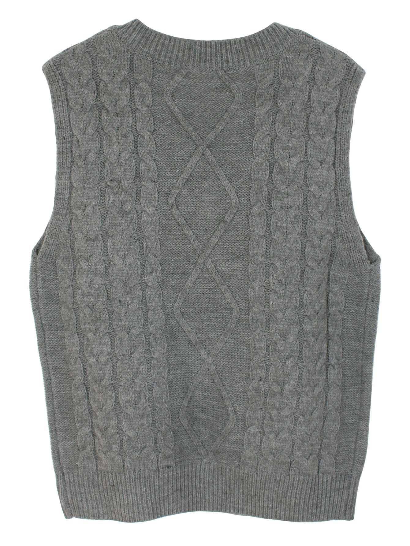Women'S Sleeveless V-Neck Sweater Vest | Medium Stretch, Rib, Casual Style for Spring/Fall