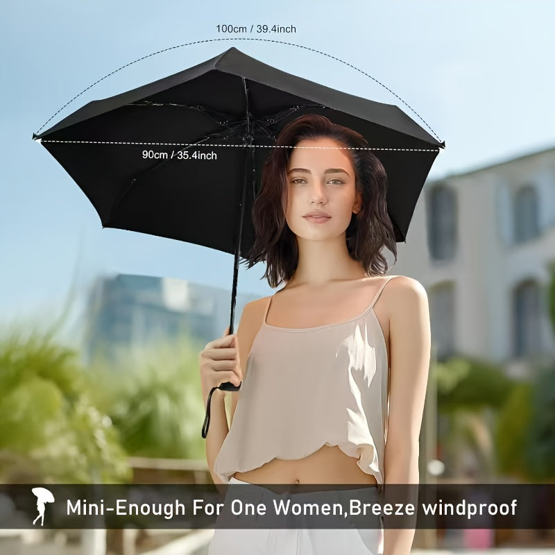 [Portable Mini Pocket Umbrella] Lightweight Portable Multi-Color Foldable Mini Pocket Umbrella | High-Quality Travel Umbrella for Christmas, Valentine's Day, Mother's Day, Women's Day, Ramadan, and Birthday Gifts