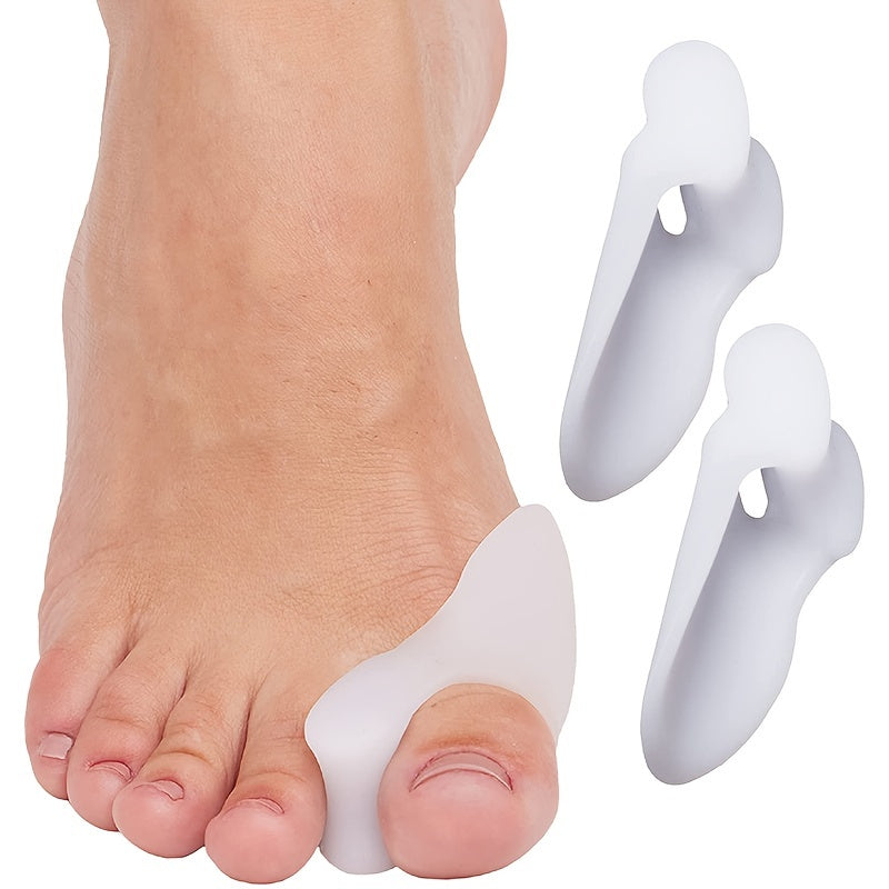 2pcs Toe Separator, Feet Bone Thumb Adjuster, Pedicure Supplies, Foot Care Tool, Only Fit Night/ Home Use, Long-term Use And Replace Regularly