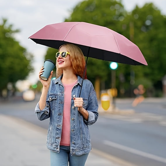 [Portable Mini Pocket Umbrella] Lightweight Portable Multi-Color Foldable Mini Pocket Umbrella | High-Quality Travel Umbrella for Christmas, Valentine's Day, Mother's Day, Women's Day, Ramadan, and Birthday Gifts