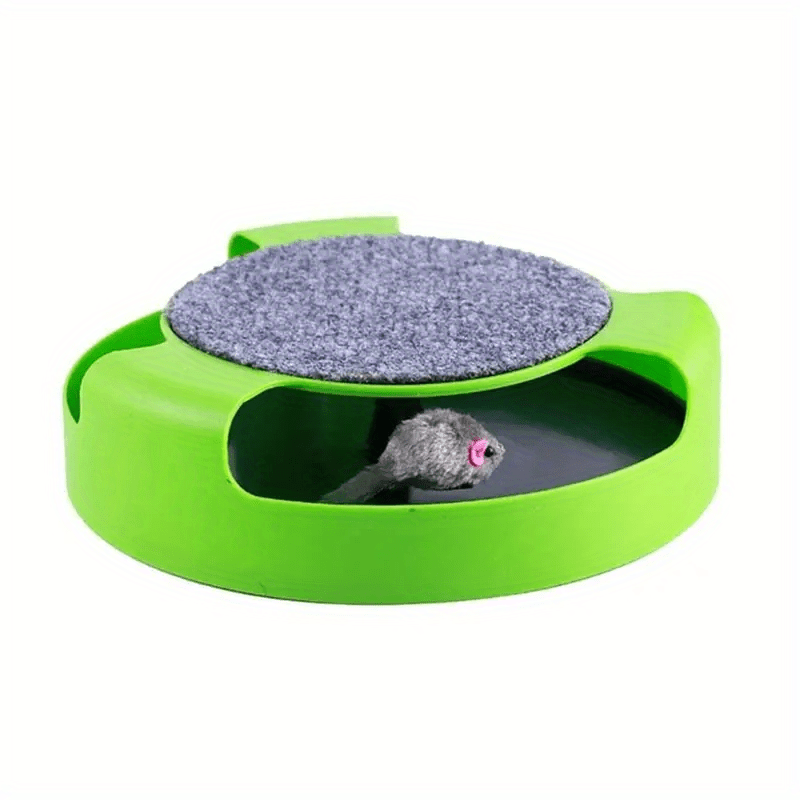 Keep Your Cat Entertained for Hours with this Interactive Turntable & Scratch Board Toy!