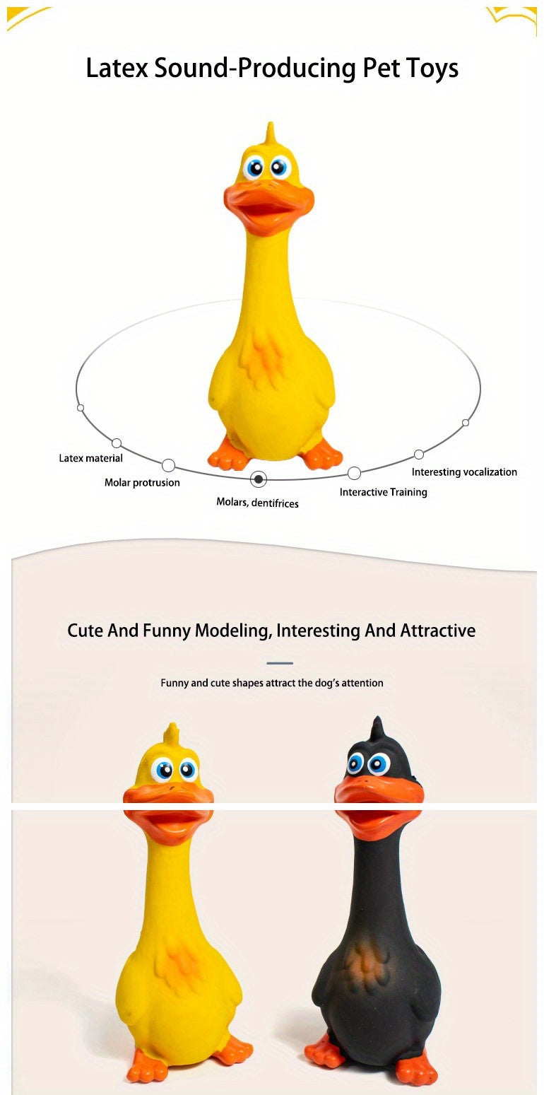 Durable and Entertaining Pet Squeaky Latex Chicken Chew Toy for Dogs