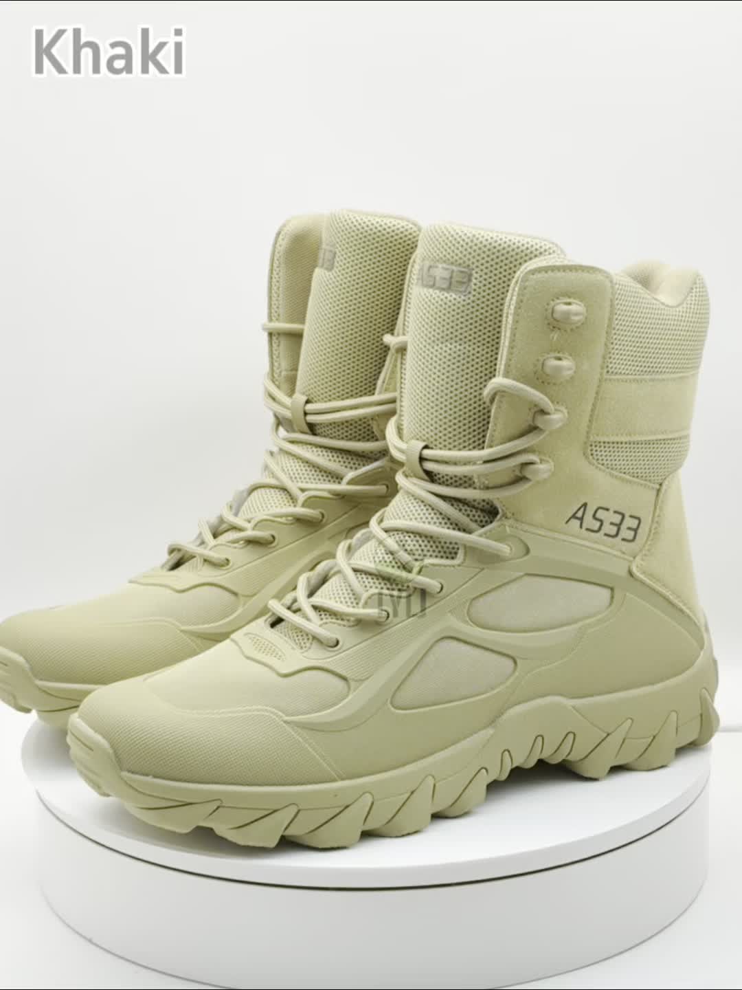 High-Top Jungle Combat Boots Cross-Border Delta Hiking Shoes Camping Desert Boots Men's Boots