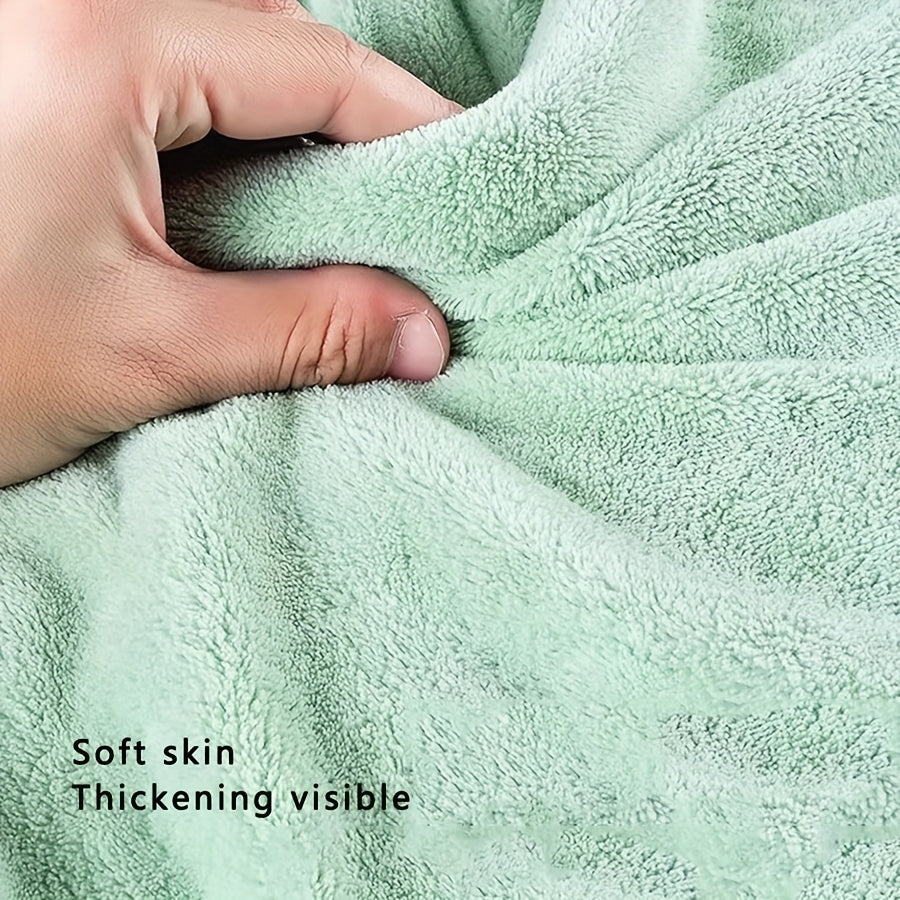 Baby Bath Towel, Swim and Beach Use, Cute Kids' Sandbag Single, Quick-Dry Coral Fleece Bath Towel, All-Season Use, Bath Towel for Kids