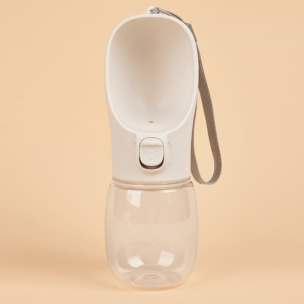 Leak-Proof Pet Water Bottle with Wrist Strap for Dogs and Cats - Perfect for Outdoor Adventures