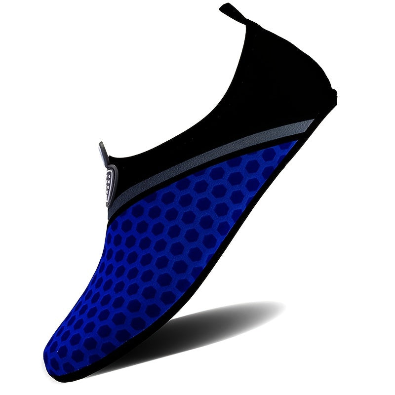 Men's Barefoot Aqua Shoes, Quick Dry Lightweight Non Slip Water Shoes For Summer Beach Creek Hiking Surfing Swimming Boating
