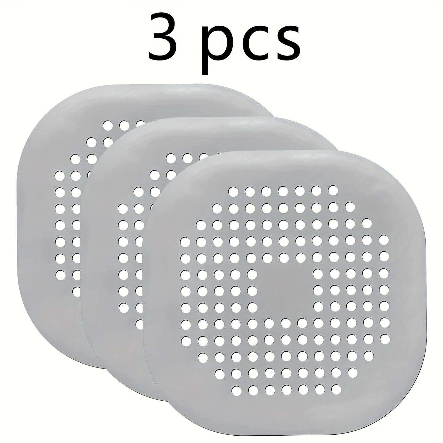 5pcs/3pcs/1pc Silicone Hair Filter | Bathtub and Shower Floor Drain Plug, Kitchen Deodorant Plug, Anti-Clogging Sink Filter