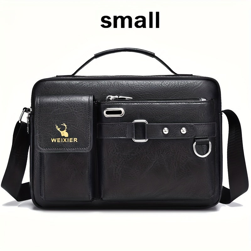 Men's Single-Shoulder Bag, Crossbody Bag, Business Messenger Bag, Shoulder Bag, Handbag, Casual Bag for Men