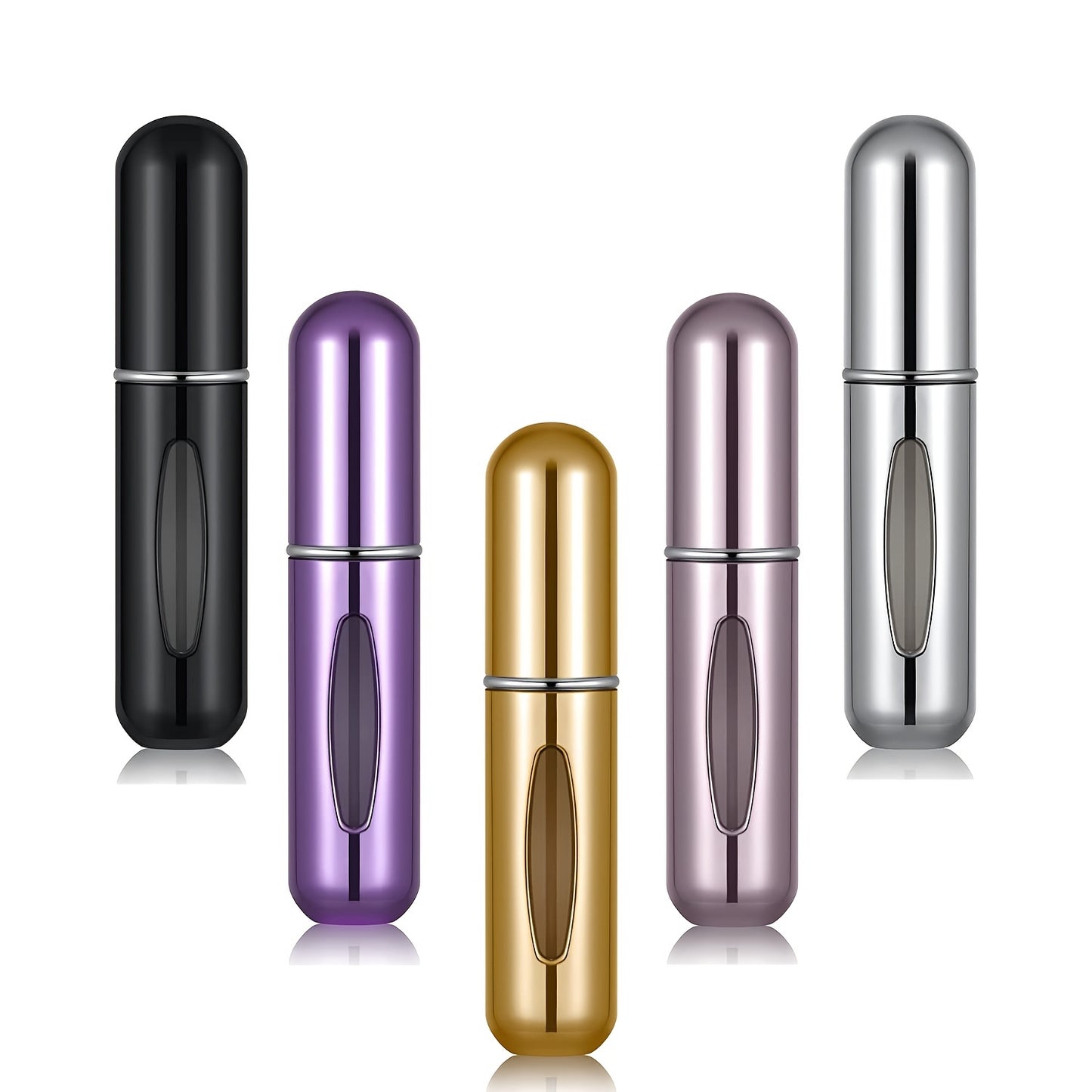 1/5pcs Perfume Bottle 5ml Travel Portable Bottle Cosmetic Spray Bottle Empty Bottle Self-pumping Press Spray