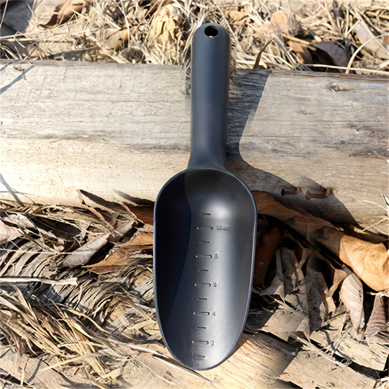 1pc Garden Shovel, Flower Vegetables Planting Soil Loosening Shovel, Plastic Succulent Plants Soil Shovels, Handheld Soil Scoop Scale Mark Loosening Soil, Plastic Potting Soil Scoop Garden Shovel Digging Tool, Garden Supplies