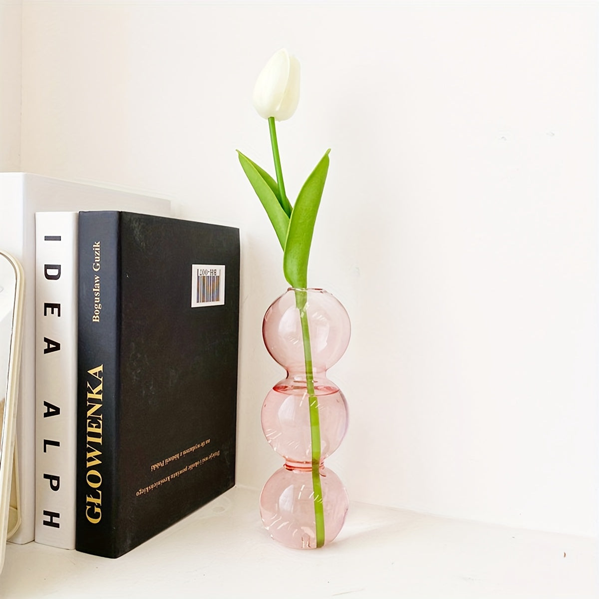 Chic Glass Bubble Vase - Transparent, Artistic Design for Home Decor | Perfect for Bedroom, Living Room & Dining Table | Nordic-Inspired Minimalist Centerpiece