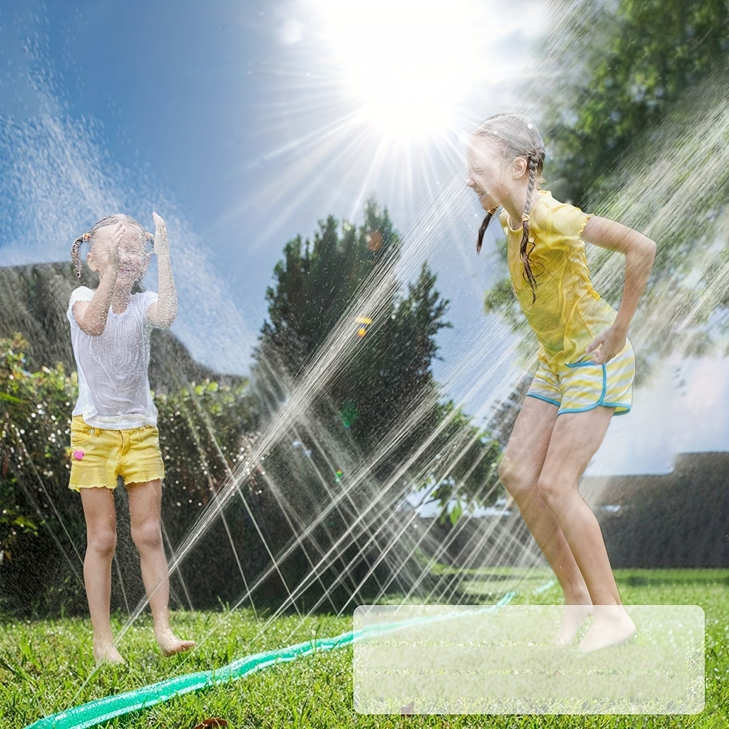 Versatile Sprinkler & Soaker Garden Hose – 70% Water Savings, Lightweight & Flexible, Ideal for Lawns, Flower Beds & Narrow Spaces, Green, Durable PVC Material, Plant Conservation|Dualfunction Hose|Lightweight Sprinkler, Sp