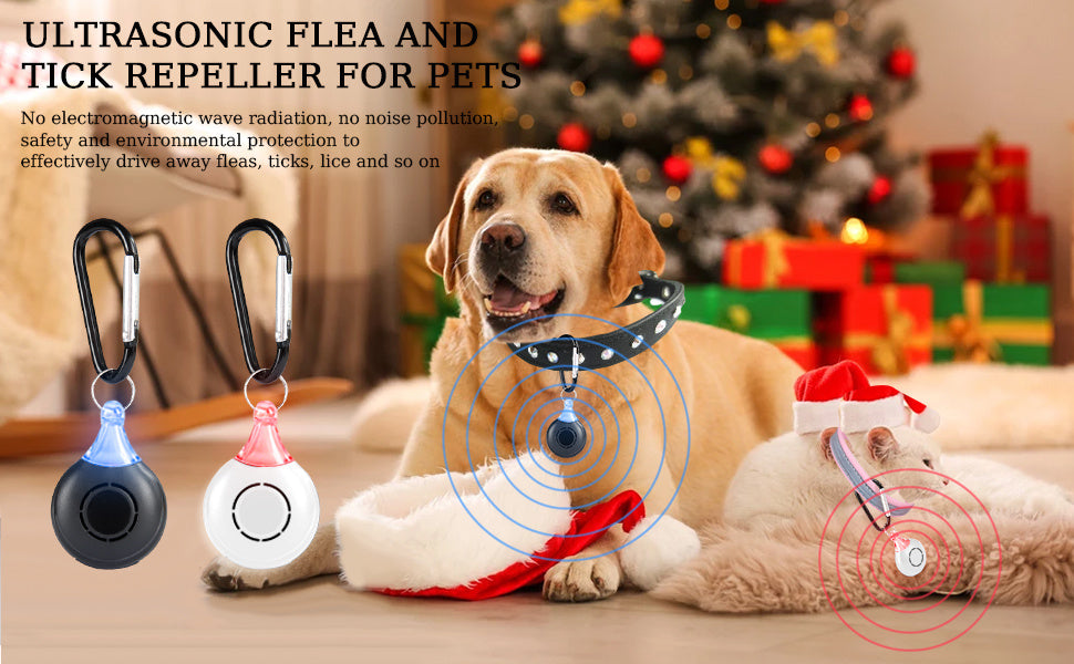 1pc Pet Repellent, Ultrasonic Repellent Ticks, Fleas, Nematodes, Cats And Dogs Outside The Body To Prevent Insects, Take Care Of Pet To Prevent Pests, With Its Mother No Longer Object To My Pet, With Its Own Safety Warning Ni