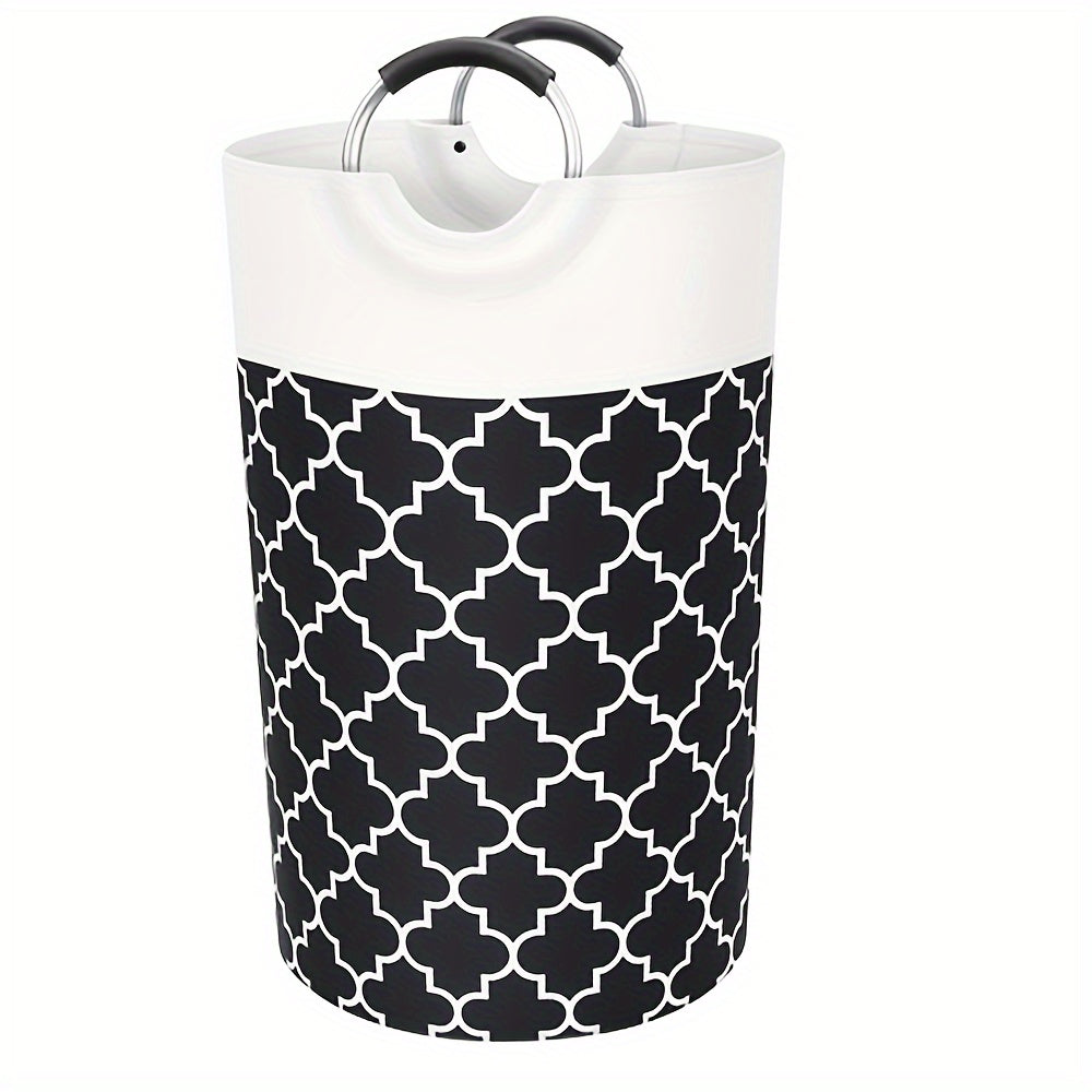 X-Large Laundry Basket, Collapsible Laundry Bag, Freestanding Tall Clothes Hamper, Laundry Hamper, Laundry Bag with Padded Handles, Clothes Hamper Stands Up Well, Collapsible Laundry Basket Easy Storage, Laundry Baskets
