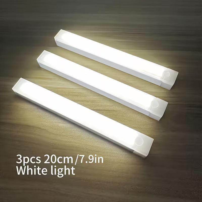 3pcs Warm/White Light 20cm/30cm/50cm Motion Sensor LED