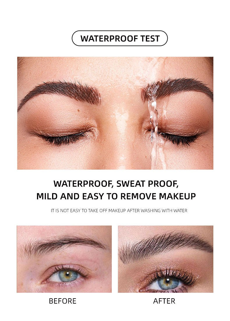 DIMSHOW Waterproof Eyebrow Gel - Smudge-Proof, Long-Lasting Hold for a Natural Look - Ideal Valentines Day & Mothers Day Gift for Women - Sweat-Resistant, Flawless Eyebrow Setter