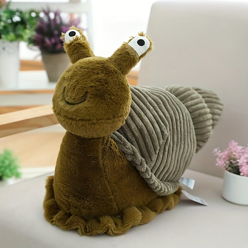 Creative Cartoon Cute Snail Plush Toy, 27.94cm Soft Snail Plush Doll