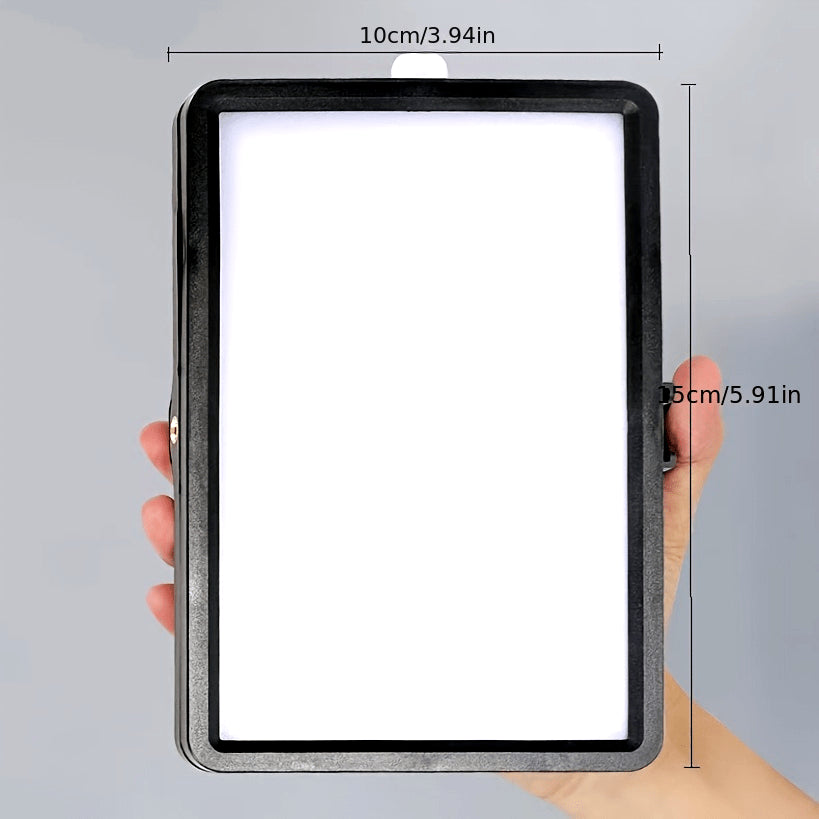 6-Inch Square Filling Lamp with Adjustable Two-Section Bracket - Perfect Gift for Birthday, Easter, Boyfriends, and Girlfriends - Black Color, Unique Design, and Easy to Assemble