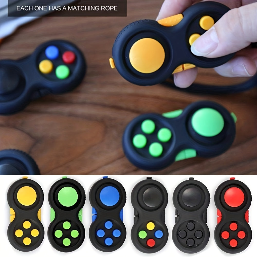 Fidget Pad With 8 Fidget Functions, Fidget Controller Stress Reducer, Fidget Toy Cube Relieves Stress And Anxiety Toys Christmas, Halloween, Thanksgiving Day easter gift