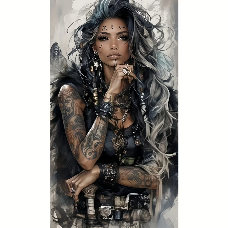 Viking 5D Diamond Art 40x80cm (Use name for frame colour)