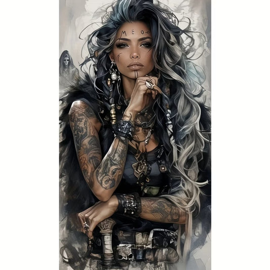Viking 5D Diamond Art 40x80cm (Use name for frame colour)