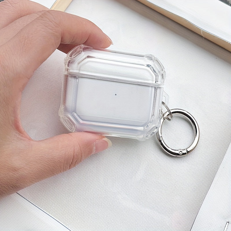 Shockproof Protective Case For Airpods Pro3: Get Maximum Audio Clarity With Creative Clear TPU Earbuds