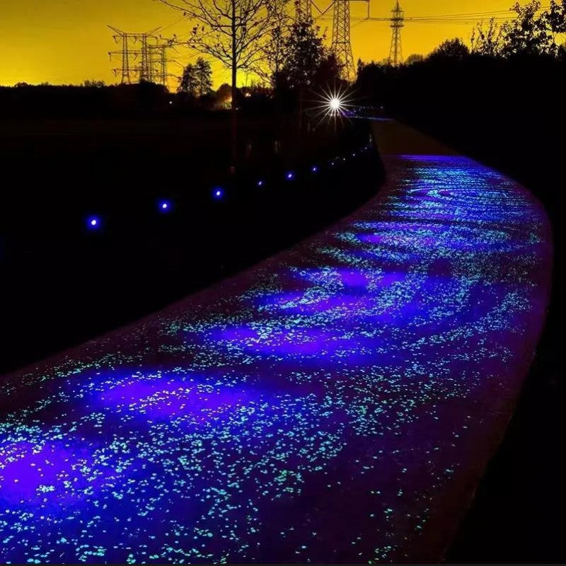 1000pcs/bag Garden Gardening Aquarium Viewing Fluorescent Small Gravel Broken Vase Hourglass Luminous Sand Fluorescent Particles, 25g