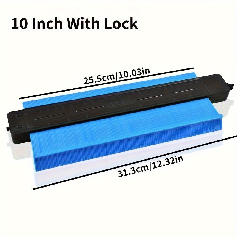 GOXAWEE Contour Gauge Profile Tool, 12.7cm/25.4cm Adjustable Lock, Precisely Copy Irregular Shape Duplicator For Flooring, Construction, Carpenter, DIY Handyman