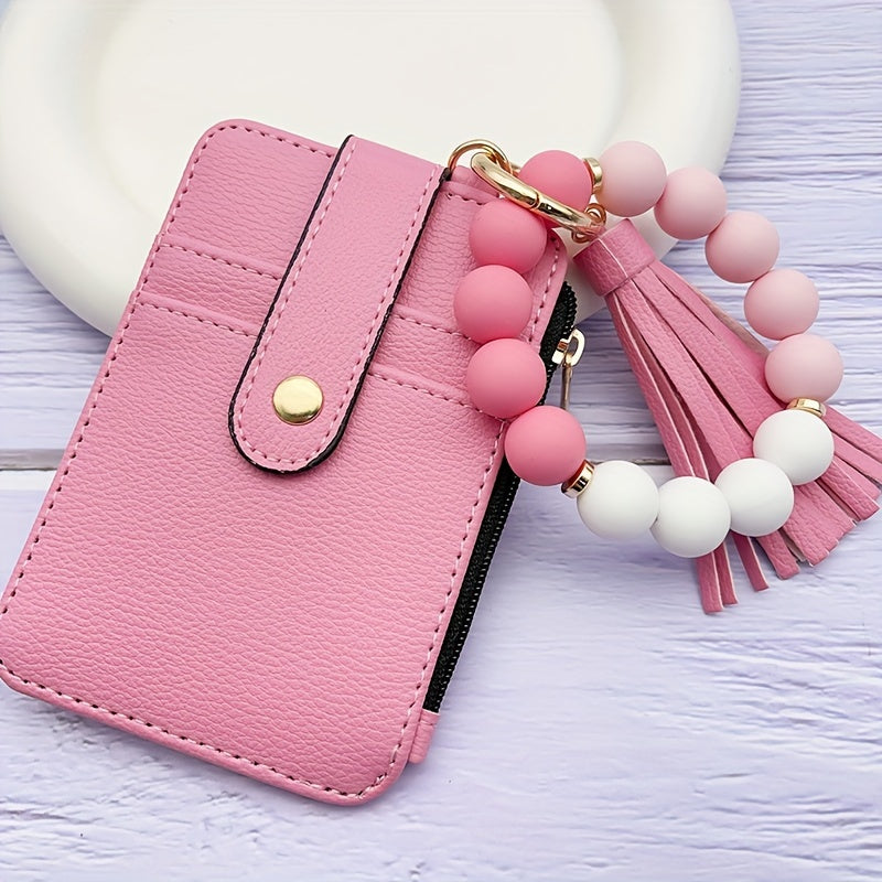 1pc Stylish Leopard Sun Flower Cow Pattern Silicone Bangle - Western Cowboy Bag Bead Keychain, Ladies Wallet Card Holder, Fashionable Key Ring with Unique Design and Colorful Pattern
