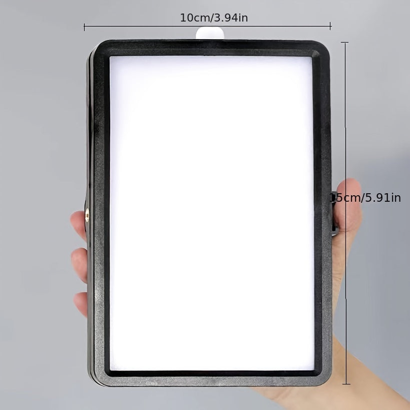 6-Inch Square Filling Lamp with Adjustable Two-Section Bracket - Perfect Gift for Birthday, Easter, Boyfriends, and Girlfriends - Black Color, Unique Design, and Easy to Assemble