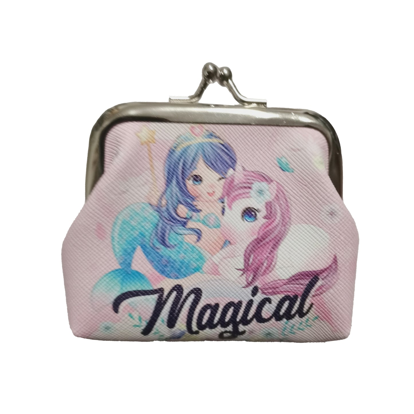 Girls Cute Cartoon Unicorn Print Creative Coin Purse Mini Wallet Holiday Gift
