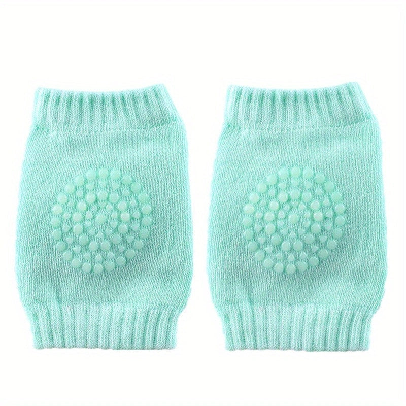 2pcs 5 colors Soft Elastic Knee and Elbow Brace Pads for Babies and Toddlers - Anti-Slip Crawling Safety Protector and Leg Cushion, Christmas, Halloween, Thanksgiving Day Gift
