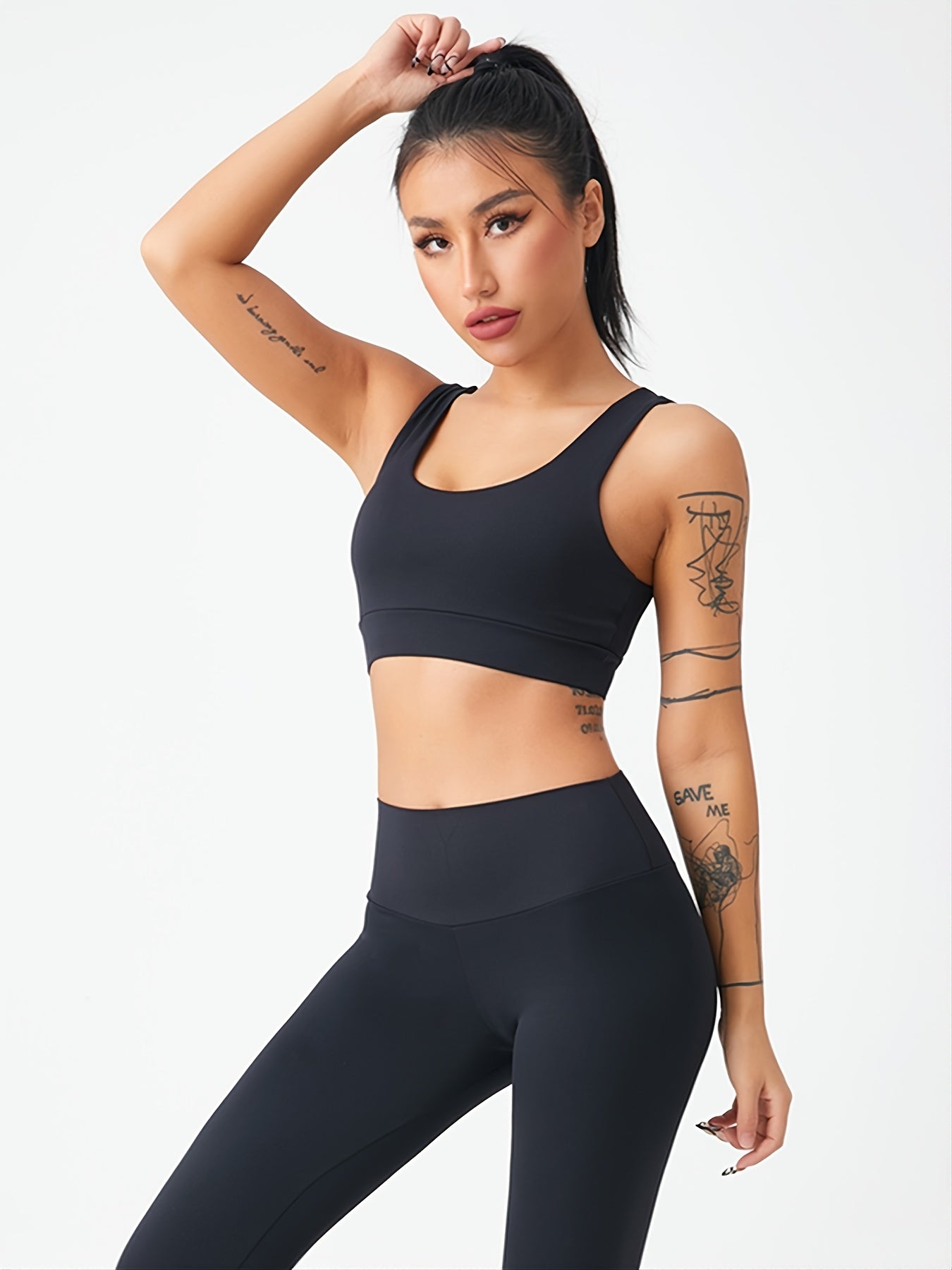 High Waist Yoga Pants with Booty Scrunch, Stretchy Fitness Leggings for Women, Activewear for Workout and Gym, Hip Lifting Benefits