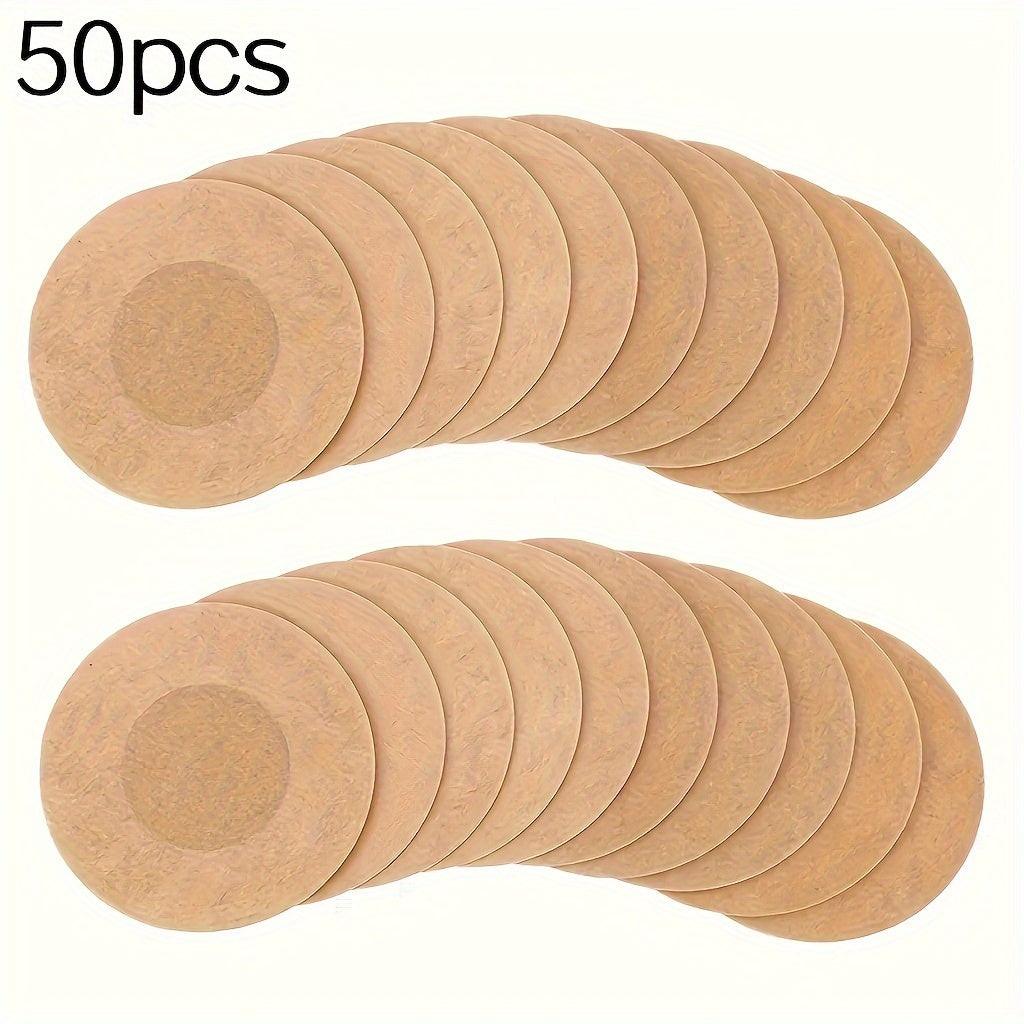 10/20/50/100pcs Disposable Invisible Nipple Covers - Ultra-Thin Breathable Non- Fabric, Anti-Convex Point Design, Round & Flower Shapes for Seamless Under Clothing, Women's Fashion & Lingerie Accessories, Discreet Underwear,