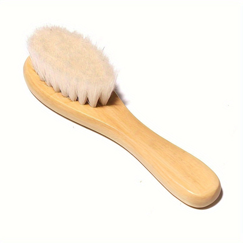 2pcs/Kit Soft Baby Hair Brush Comb Set for Newborn Wooden Handle Head Comfort Massager for christmas halloween Thanksgiving Day Gif