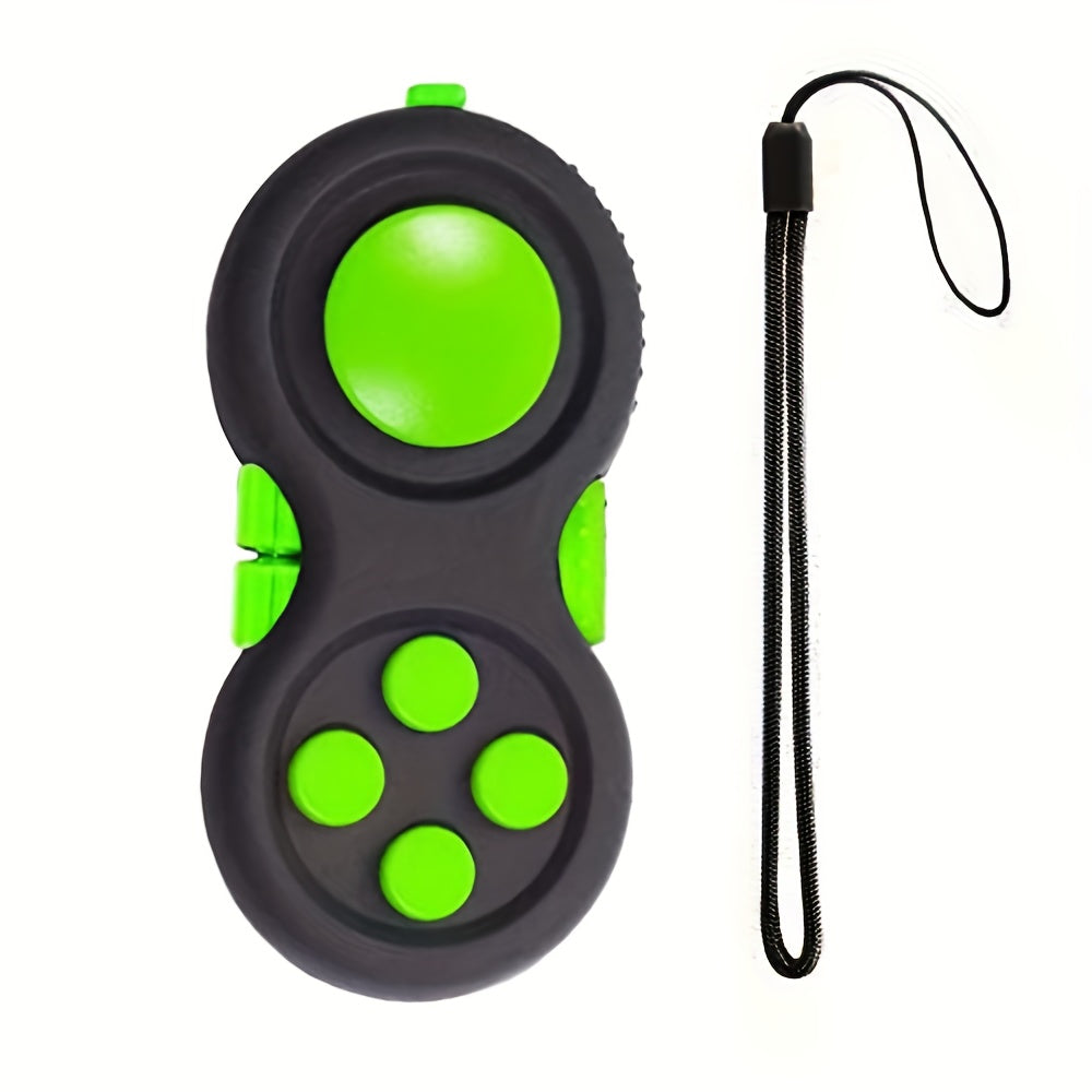 Fidget Pad With 8 Fidget Functions, Fidget Controller Stress Reducer, Fidget Toy Cube Relieves Stress And Anxiety Toys Christmas, Halloween, Thanksgiving Day easter gift