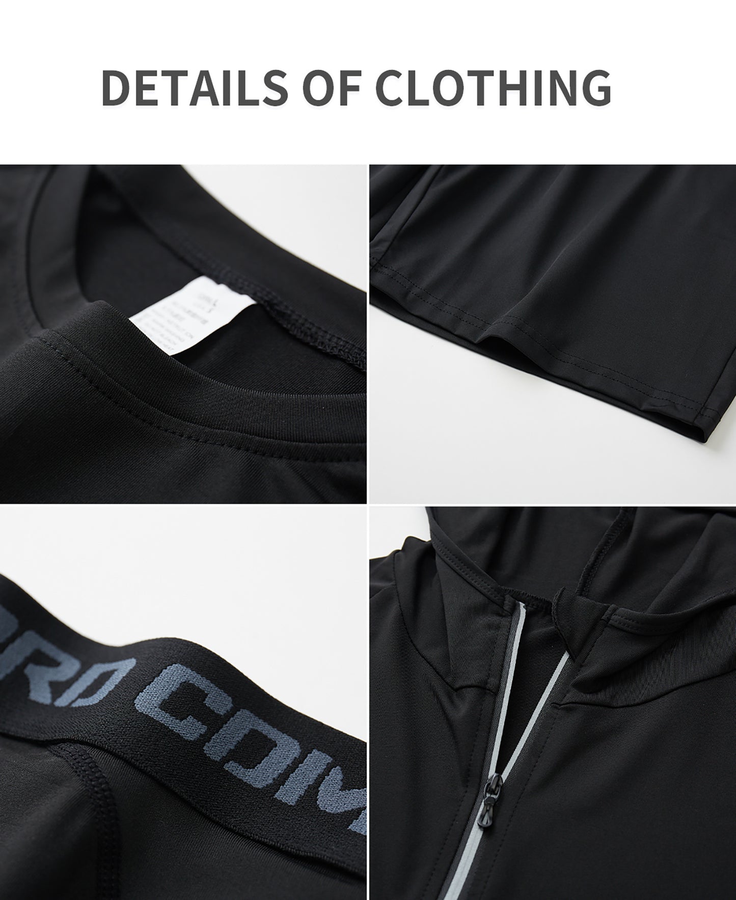 Men's 5-Piece Athletic Compression Gear Set – Quick-Dry, High-Stretch, & Durable for All-Season Training