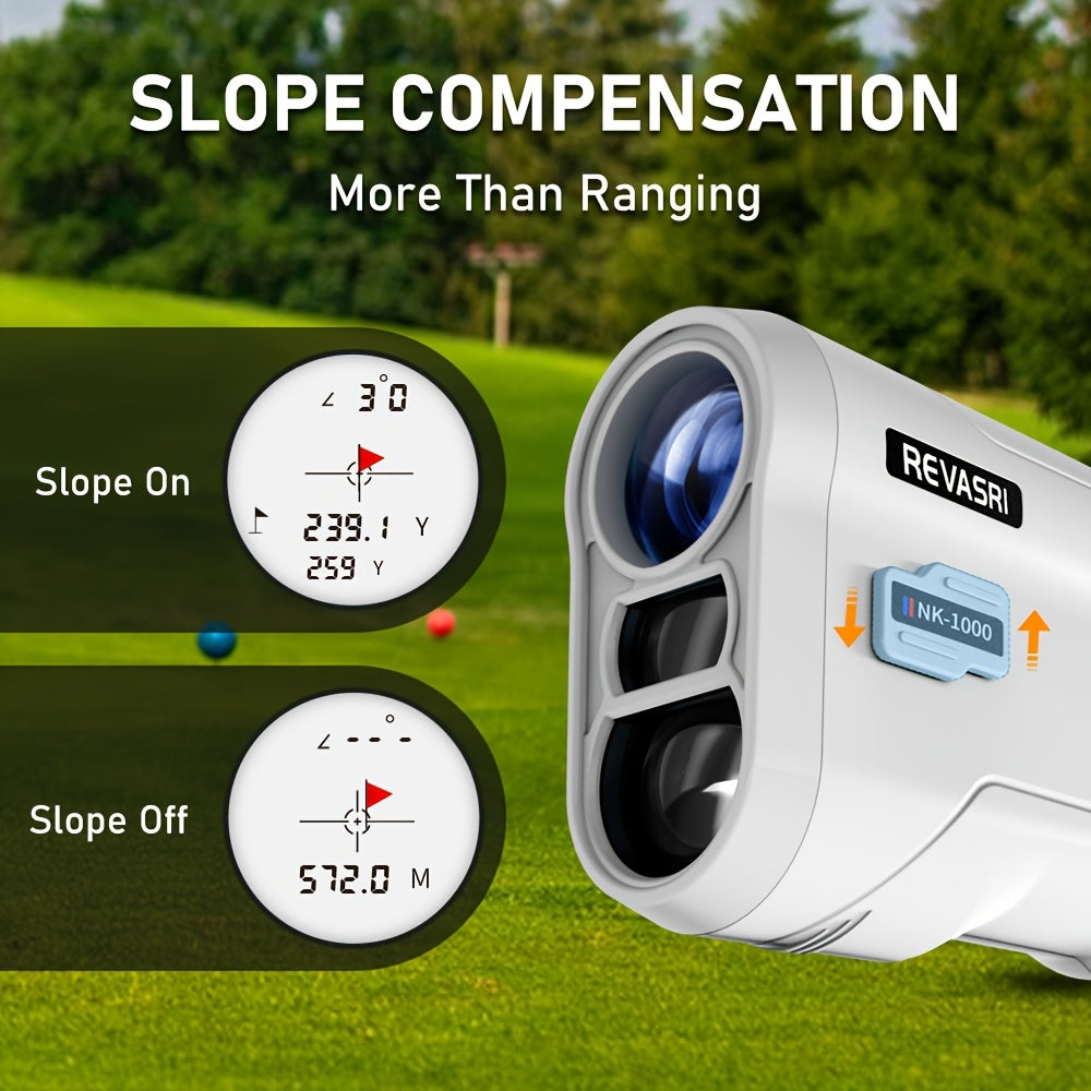 Golf Rangefinder Telescope with Angle Switch and Flagpole Lock Vibration, 914.4 meter, Laser Rangefinder, Distance Meter with Rechargeable Battery