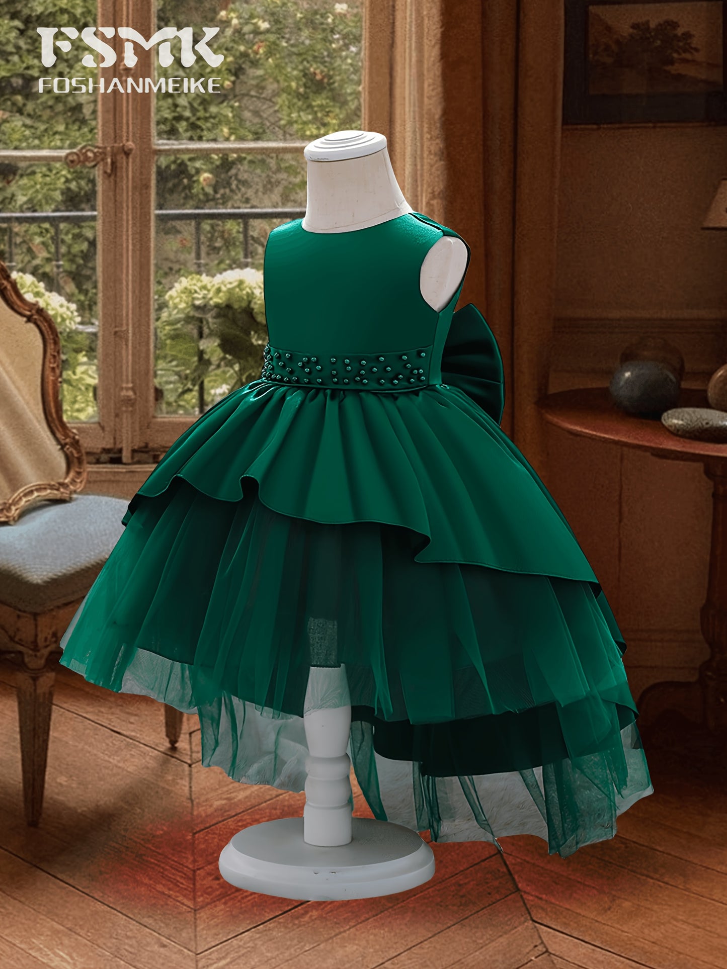 New Children's Dress Princess Skirt Tulle Puff Skirt Flower Boy Wedding Dress Girls Fish Tail Skirt Party Skirt