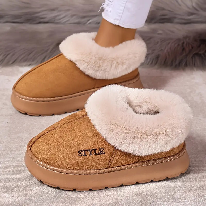 Women's Winter Plush Soft Sole Shoes