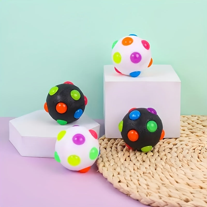 1pc Light Up Bouncy Ball Toy For Dogs, Glow Jumping Glow-in-the-Dark Bouncing Vibrating Bouncy Balls For Chasing And Playing Chewable Flashing Interactive Toys, Dogs' Favourite