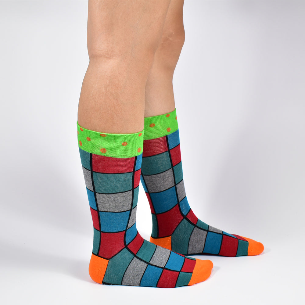 5-Pair Unisex Cool Colorful Novelty Fun Casual Couple Socks, Fun Accessories, Matching Socks, Playful Pattern, Quirky Style, Socks, Comfortable Fit, Fashion Socks, Stylish Footwear, Young Adults, Couples Gift