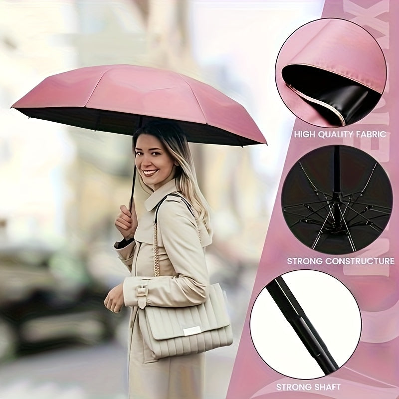 [Portable Mini Pocket Umbrella] Lightweight Portable Multi-Color Foldable Mini Pocket Umbrella | High-Quality Travel Umbrella for Christmas, Valentine's Day, Mother's Day, Women's Day, Ramadan, and Birthday Gifts