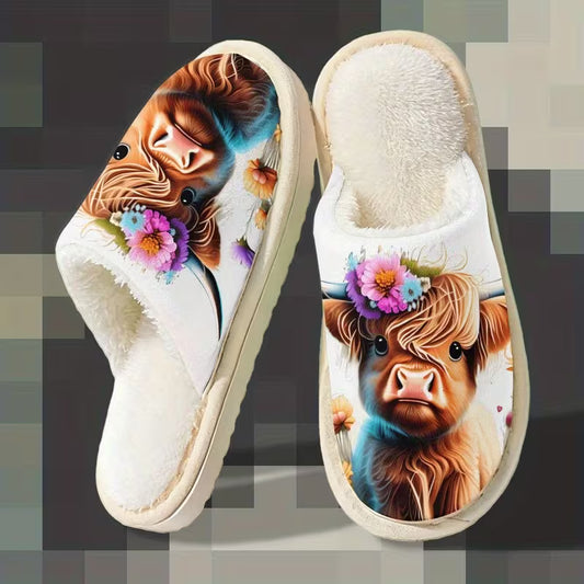 Highland Cow Slippers