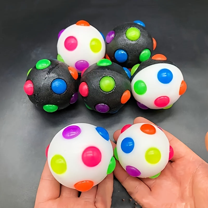 1pc Light Up Bouncy Ball Toy For Dogs, Glow Jumping Glow-in-the-Dark Bouncing Vibrating Bouncy Balls For Chasing And Playing Chewable Flashing Interactive Toys, Dogs' Favourite