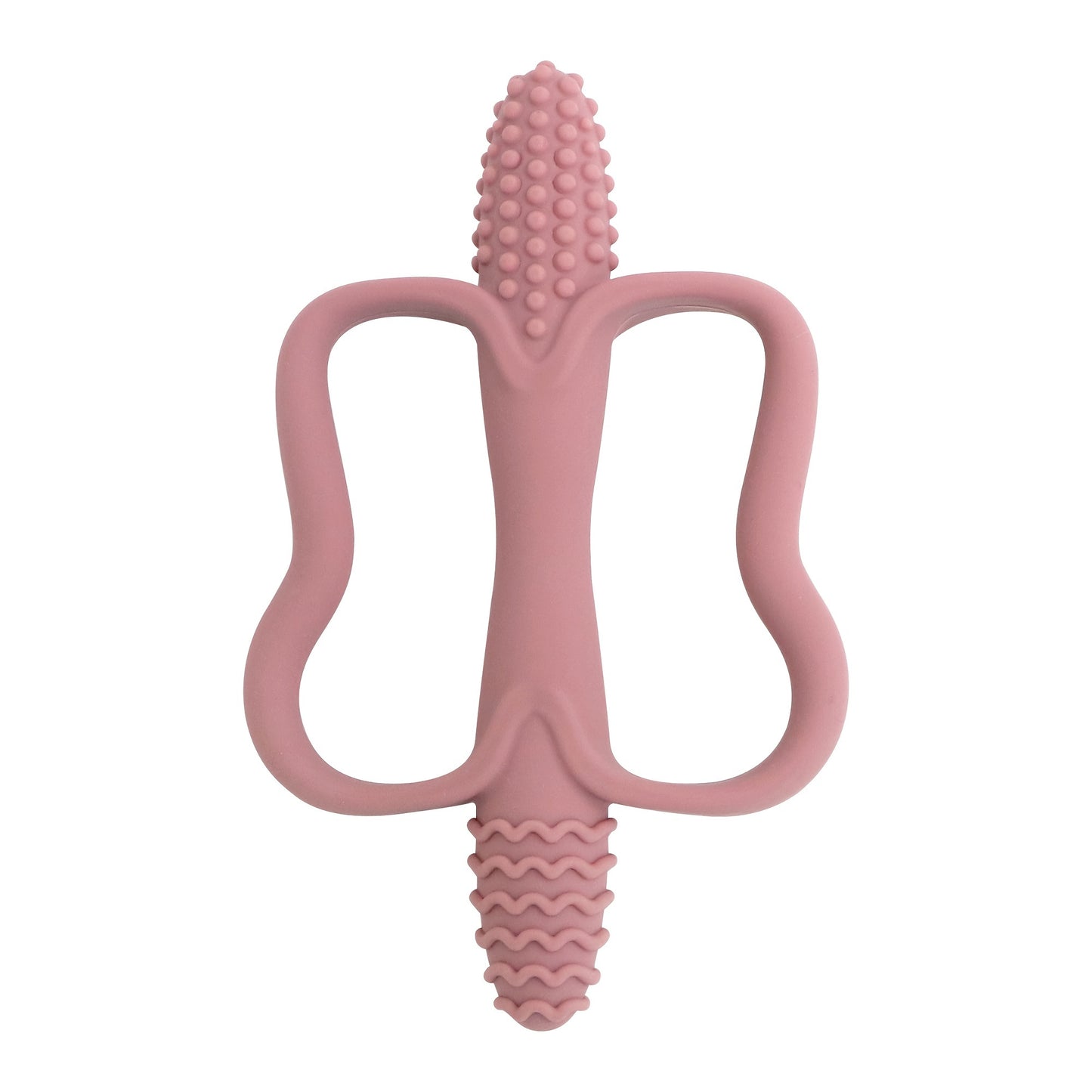 [Silicone Teether] Silicone Baby Toy Teether with Handle | Integrated Corn-Shaped Teether, Available in 6 Colors