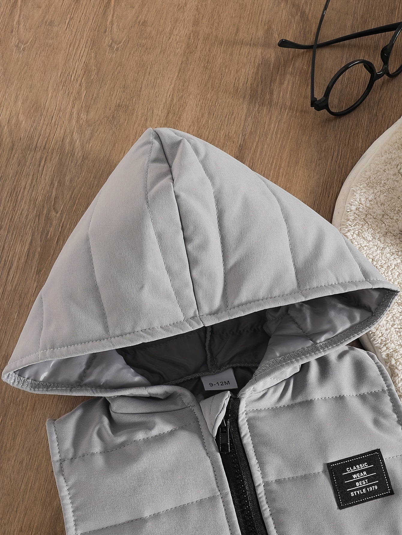 Baby Sports Leisure Outfit with a Hooded Vest, a Three-Piece Set for Kids for Autumn And Winter, for Outdoor