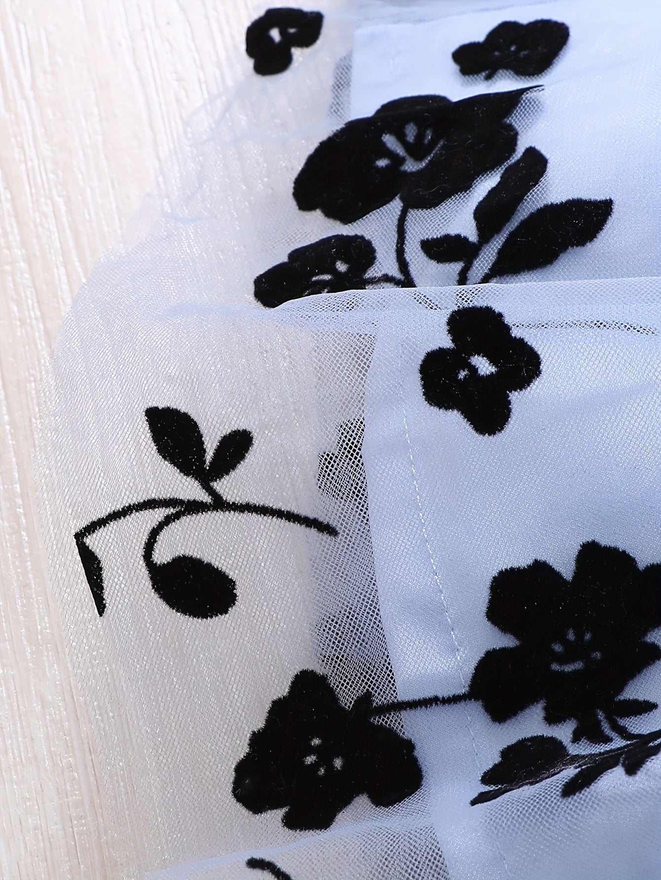 Splicing Flower Graphic Cami Tutu Dress Girls Summer Clothes Party Gift