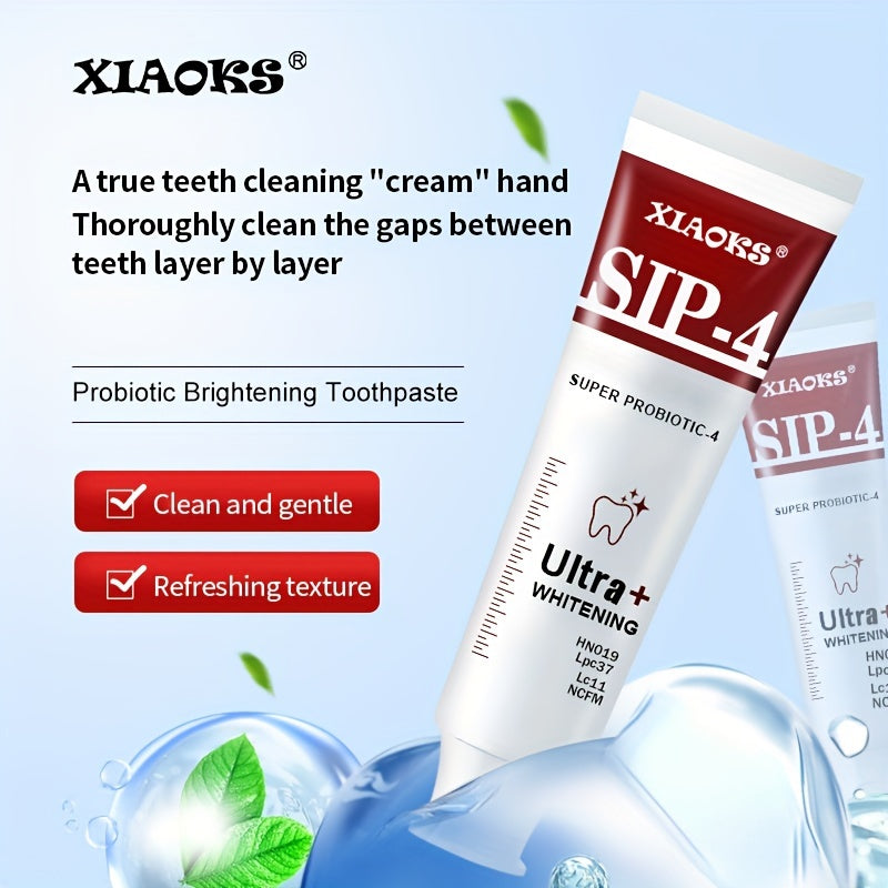 Probiotic Whitening Toothpaste, Freshen Breath, Oral Hygiene Clean, With Probiotics For Oral Care, Covering Yellow Teeth, Clean for surface stain for pretty teeth, Non-irritating Whitening Toothpaste