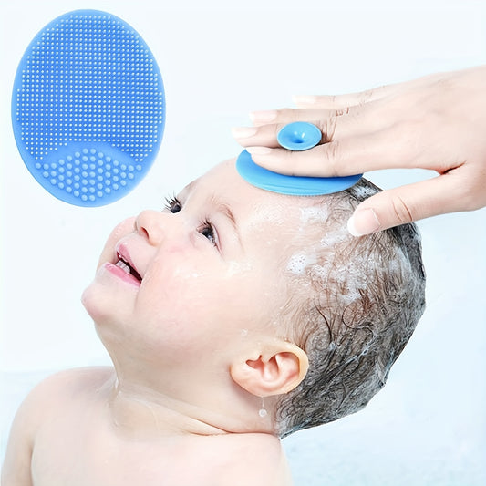 Baby Bath Brush, Cradle Cap Silicone Massage Scrubbers Exfoliator | The SkinSoother Baby Essential For Dry Skin, Eczema